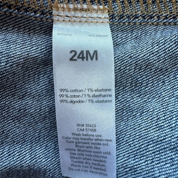 Carter’s 24 Month Medium Wash Denim Jean Jacket - Picture 6 of 6